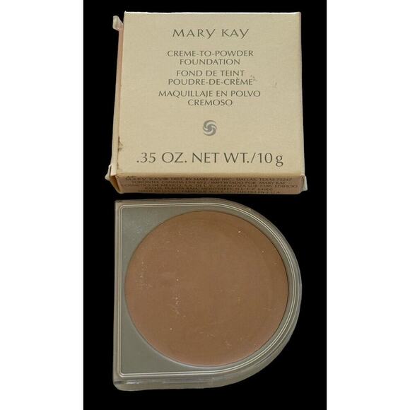 NEW Mary Kay IVORY 2.0 #3100 RARE Creme to Powder Foundation D SHAPE NOS RETIRED - Picture 5 of 5